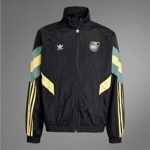 ADIDAS ORIGINALS JAMAICA SOCCER TRACK TOP JACKET MENS SIZE MEDIUM RARE IN5568